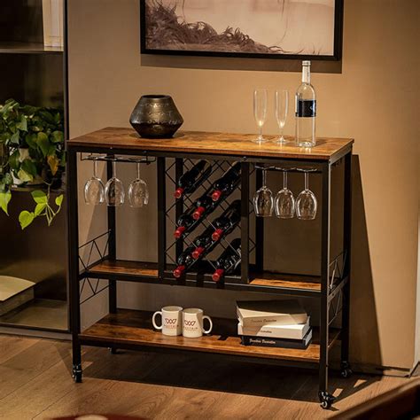 Stories Keeana Bar With Wine Storage Reviews Wayfair