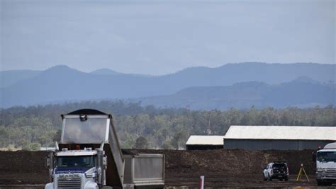 gatton road train facility weather delays open date  courier mail