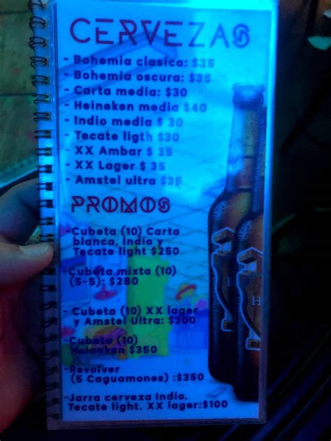 Carta De La Horda Bar Arcade Monterrey