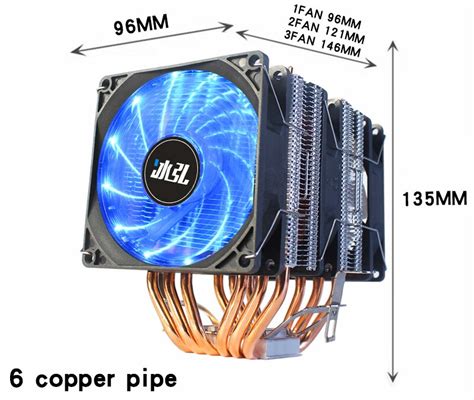 2 Ventilateurs 4 Broches LGA 1700 Ventilateur De Refroidissement CPU