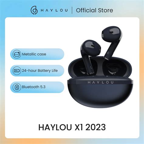 HAYLOU X1 2023 True Wireless Earphone Metallic Case Bluetooth 5 3