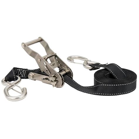 Keeper Ratchet Tie Down Strap Ft X In Lbs With Carabiner S