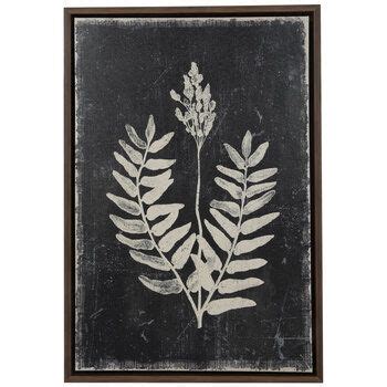 Botanical Imprint Canvas Wall Decor Hobby Lobby Wall