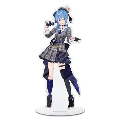 Jual Stand Akrilik Figure Vtuber HOSHIMACHI SUISEI Standee 20cm