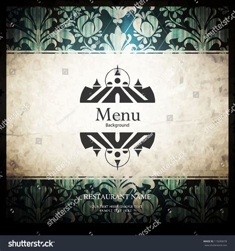 Vector Restaurant Menu Design Stock Vector Royalty Free 115690078