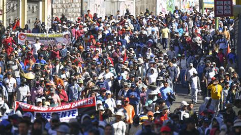 New Marches In Peru Demand The Resignation Of Dina Boluarte Congress