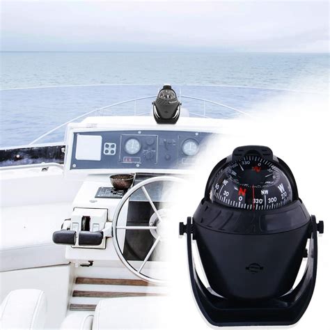 Triassic Boat Compass Dash Mount Flush Dinosaurized Store