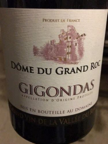 Dôme du Grand Roc Gigondas Vivino US