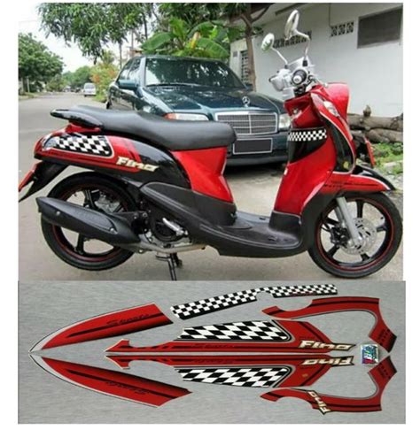 Jual Striping Mio Fino Hitam Tahun Stiker Lis Standar Ori Yamaha