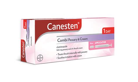 Canesten GYN COMBI PACK Vaginal Tablet And Cream 54 OFF