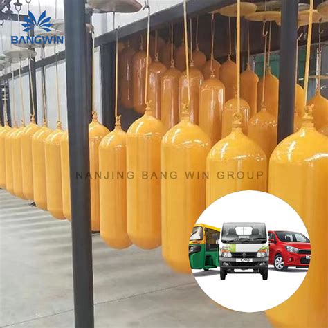 Anhui Clean Energy 50L ISO11439 Standard CNG Gas Cylinder For Vehicles