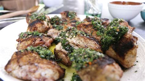 Grilled Chicken Thighs Recipe Bobby Flay