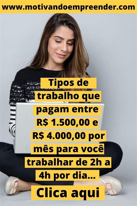 Tipos De Trabalho Que Pagam Bem E Poucas Pessoas Colocam Em Pr Tica