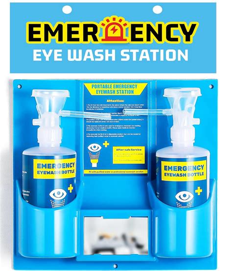 Frifreego Portable Eye Wash Kit Wall Mount Emergency Eyewash India Ubuy