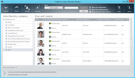 Codetwo Active Directory Photos 1400 Download Review Screenshots