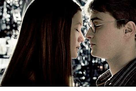 Daniel Radcliffe And Bonnie Wright Kiss