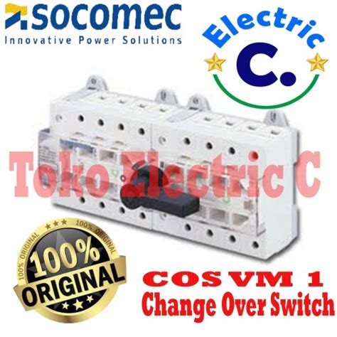 Jual COS Socomec VM1 4P 100A Ohm Saklar Change Over Switch 4x100