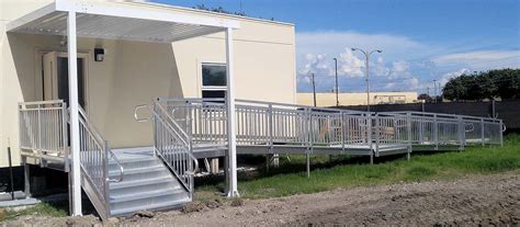 Step & Ramp w Doorway Canopy - Upside Innovations Installation