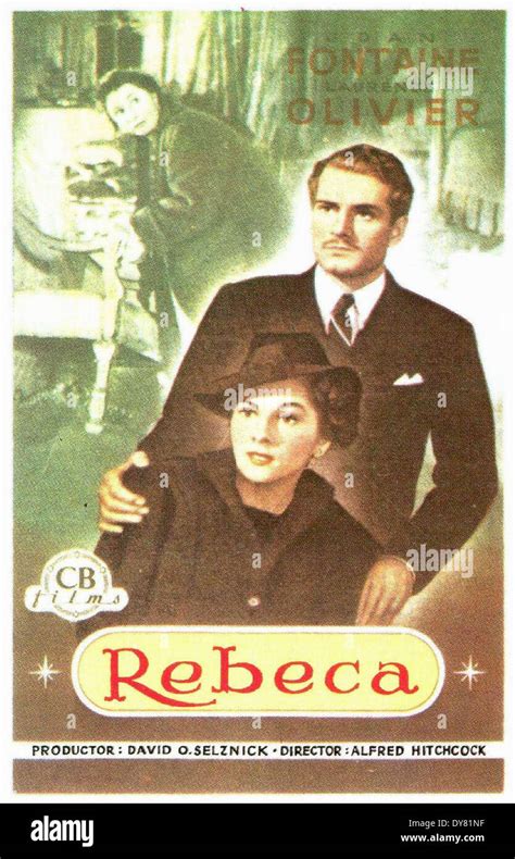 Rebecca Movie Poster Directed By Alfred Hitchcock United Artists