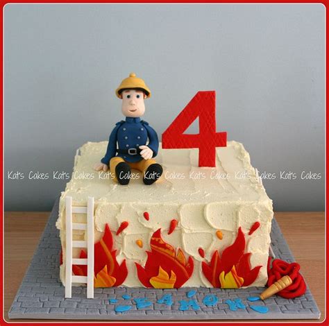 Fireman Sam Cake | Fireman sam birthday cake, Fireman sam cake ...