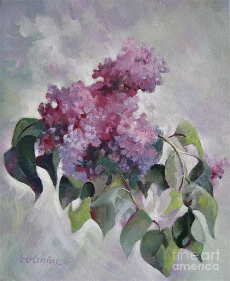 Lilac Painting By Elena Oleniuc Fine Art America