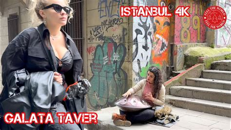 Istanbul T Rkiye Galata Tower April Walking Tour K Uhd Fps