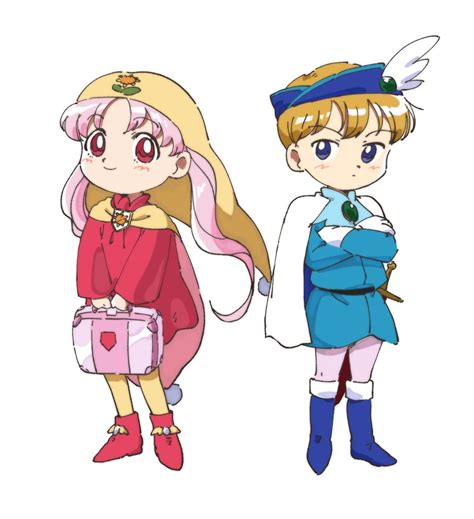 Princess Silver And Prince Cloud Yume No Crayon Oukoku Drawn By