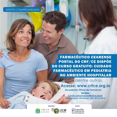 Portal Do Crf Ce Disp E Do Curso Gratuito Cuidado Farmac Utico Em