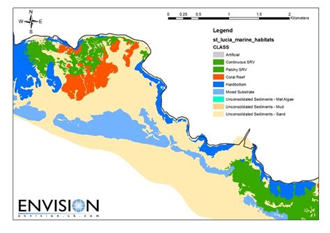 Coastal Habitat Mapping Project– St. Lucia