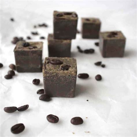 DIY coffee body scrub recipe (in a jar and cubes) - SimplyBeyondHerbs