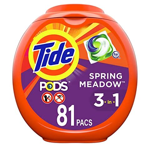 Tide PODS Laundry Detergent Soap Pods Spring Meadow 81 Count The