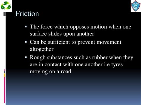 5. inertia, friction, levers