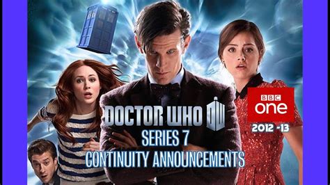 Doctor Who Series 7 Continuity Announcements 2012 13 Bbc 1 Dvd Recordings Youtube