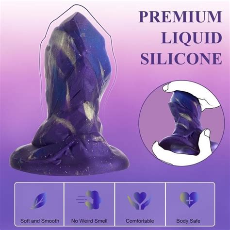 Plug Anal Silicone Avec Ventouse Forte Godemichet Anal Épais Alien