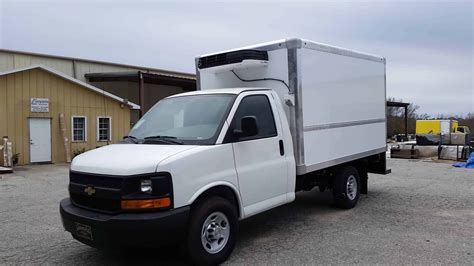 light weight refrigerated cutaway van ft complete truck bodies