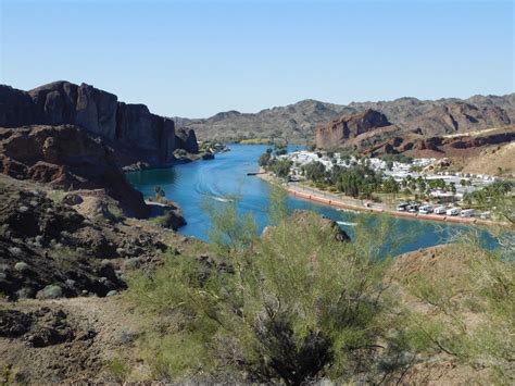 A View Of The Colorado River Below Parker Dam Buckskin State Park