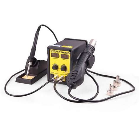 GORDAK Hot Air Soldering Iron Rework Station 968D Makers Electronics