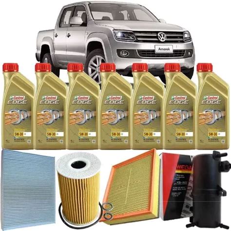 Kit Troca Leo Castrol W Para Volkswagen Amarok Frete Gr Tis