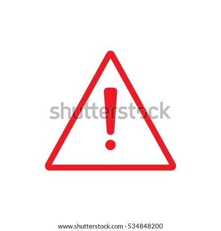 Caution Sign Vector Stock Vector 534848200 - Shutterstock