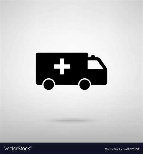 Ambulance sign Royalty Free Vector Image - VectorStock