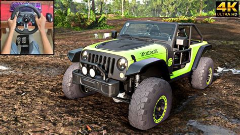 Supercharged Jeep Trailcat Offroading Forza Horizon 5 Logitech G29 Gameplay Youtube