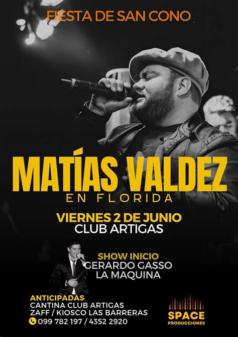 Fiesta de San Cono con Matías Valdéz | Intendencia de Florida