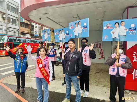 中三選區立委參選人楊瓊瓔冒17度低溫 站街頭拜票 臺中市 自由時報電子報