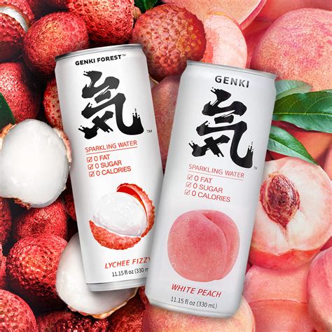 GENKI FOREST Asian Inspired Flavored Sparkling Water Philippines Ubuy