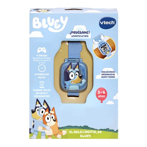 Vtech Reloj Digital De Bluey Juguete Educativo Para Ni Os A Os