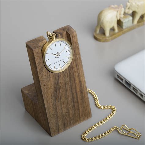 Itero Watch Wooden Pocket Watch Stand Itero Touch Of Modern