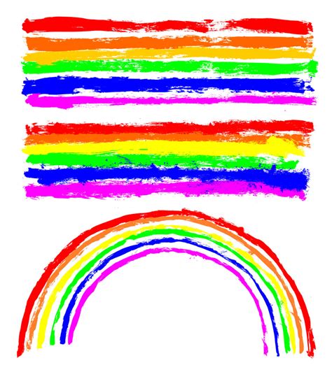 Grunge Rainbow Png Transparent Onlygfx