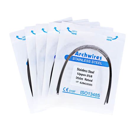 Stainless Steel Archwire Nature 5 Packs Round Natural Orthodontic Arc