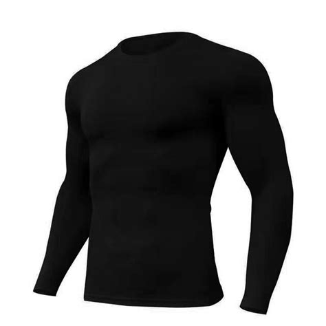 Skinny Compression Long Sleeve Men S Workout T Shirt Men S Fitness