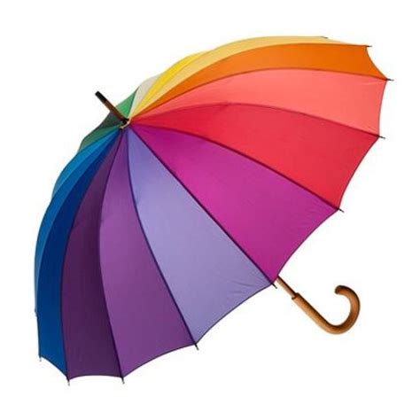 Parasol And Umbrellas Upf25 Shelta Timber 16 Colour Rainbow